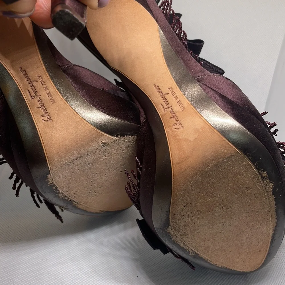 ❤️Salvatore Ferragamo Satin Bow Heels